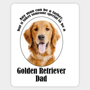 Golden Retriever Dad Sticker